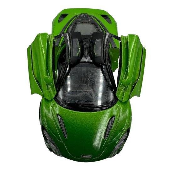 Kinsmart McLaren 720 S Model Car Silver 1/36 Scale KT5403 Diecast Pull Back Acti - Picture 8 of 12